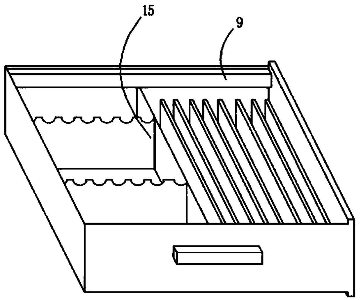 Medical instrument cleaning and disinfecting device