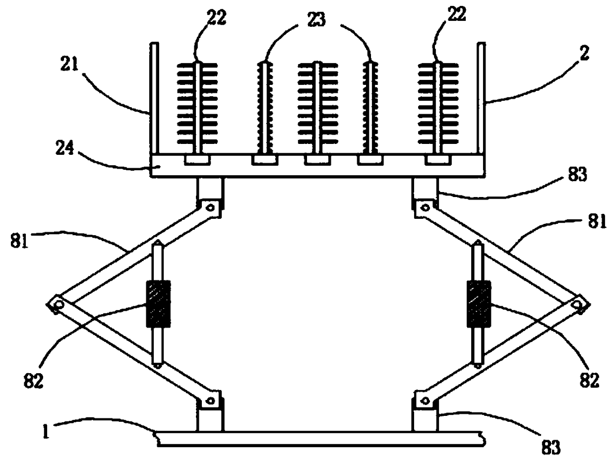 Medical instrument cleaning and disinfecting device