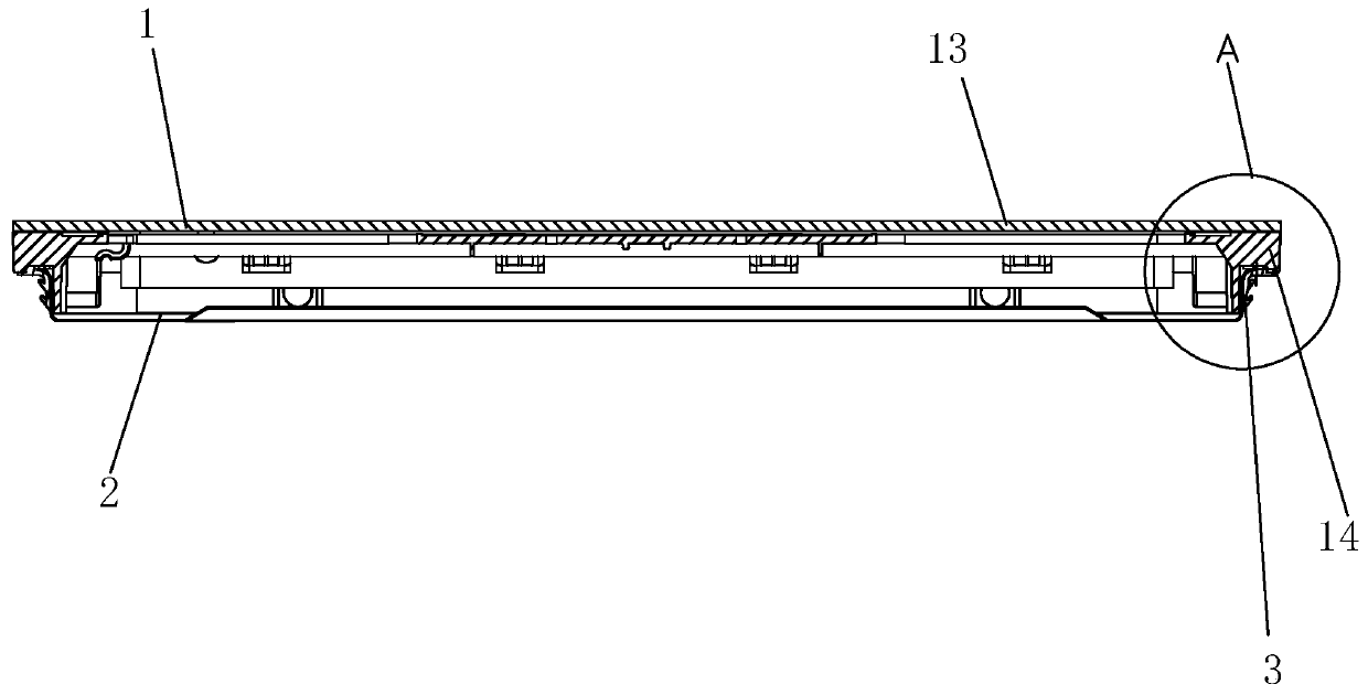 Door for cleaning machine and assembly method of door