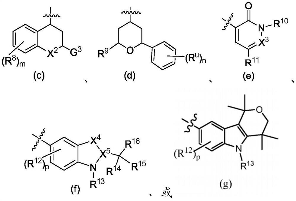 Substituted tricyclics and method of use