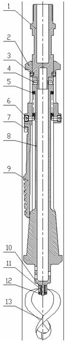 Retrievable underground foaming agent mixing device