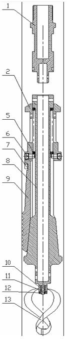 Retrievable underground foaming agent mixing device