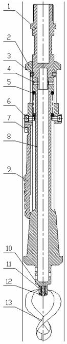 Retrievable underground foaming agent mixing device