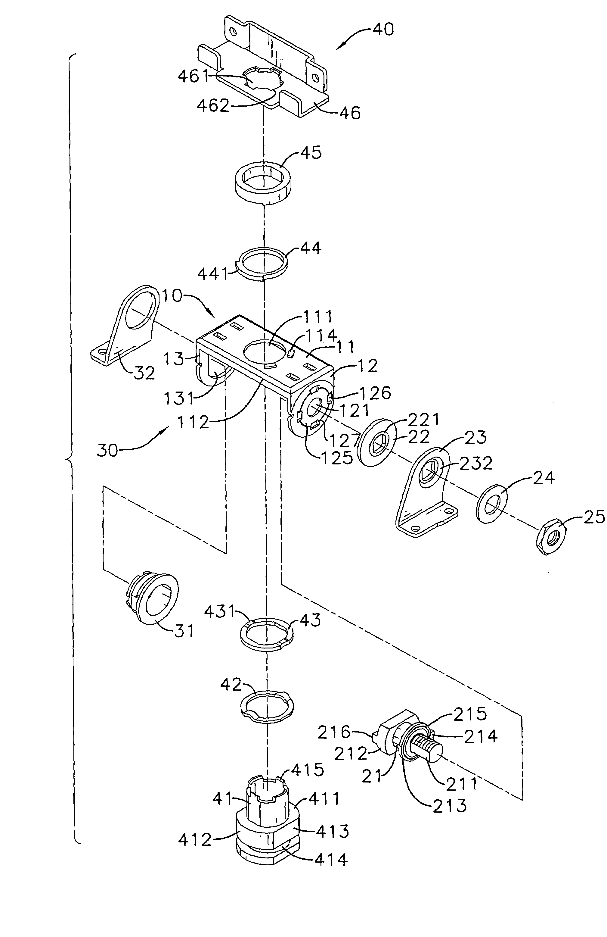 Hinge with less abrasion