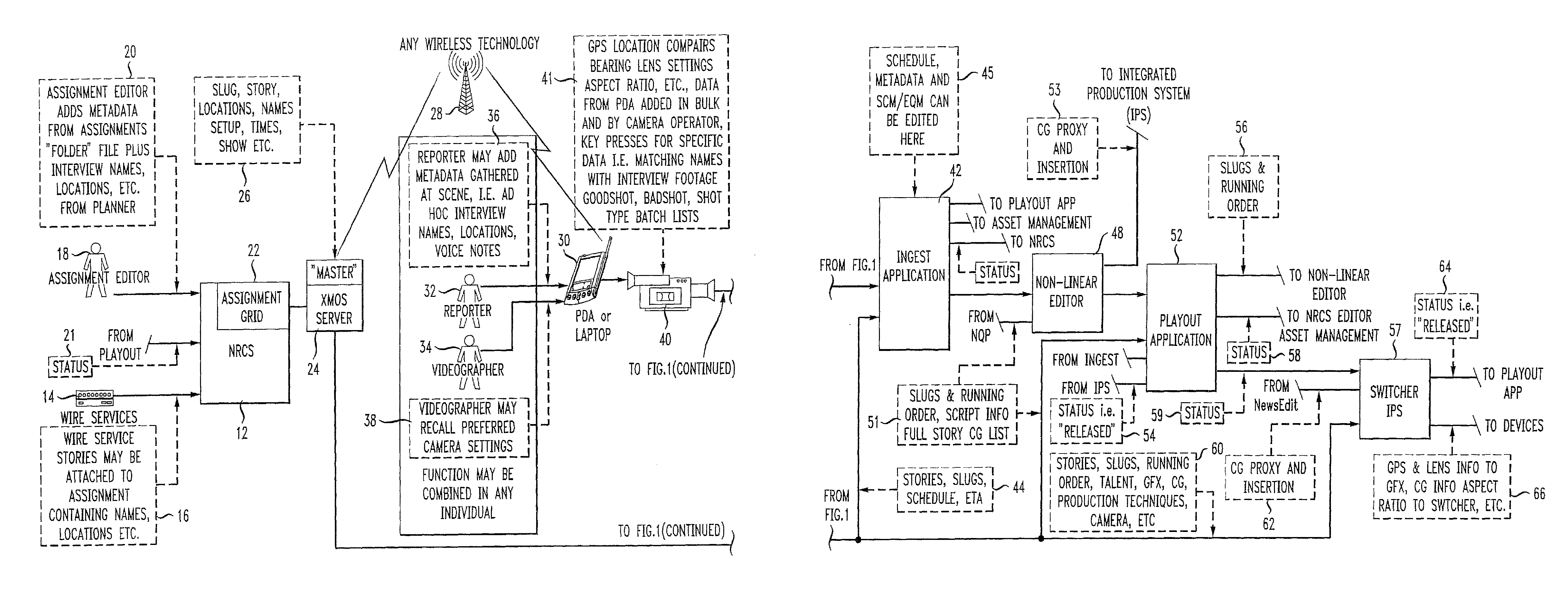 Automatic metadata extraction and metadata controlled production process