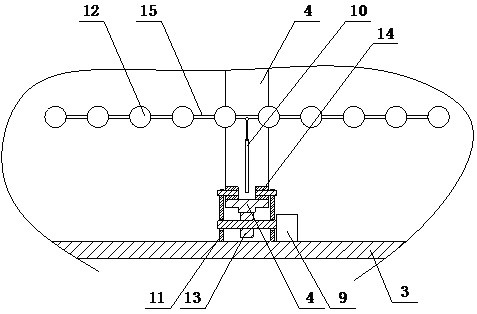 Sealed hot compress device for medical care and using method thereof