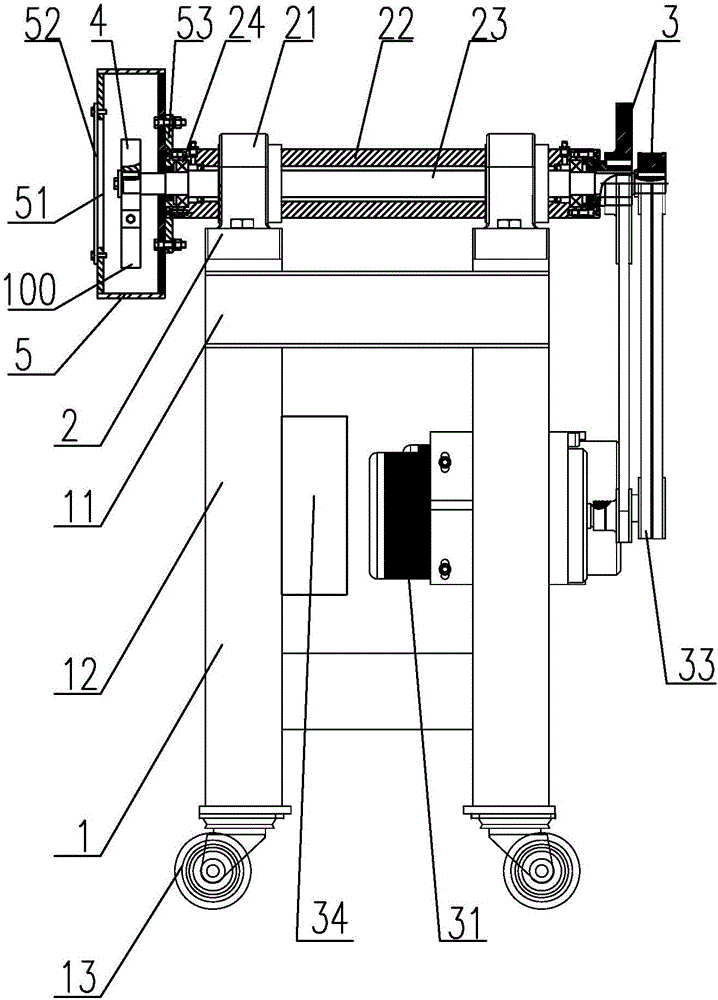 Detection device and detection method for measuring loss degree of aggregate to contact part