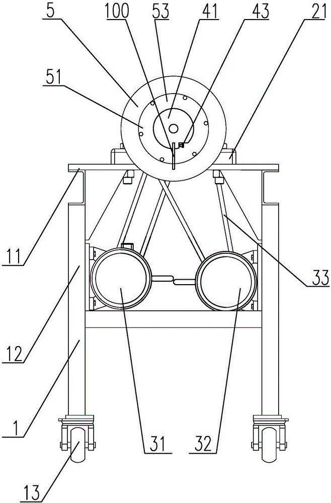 Detection device and detection method for measuring loss degree of aggregate to contact part