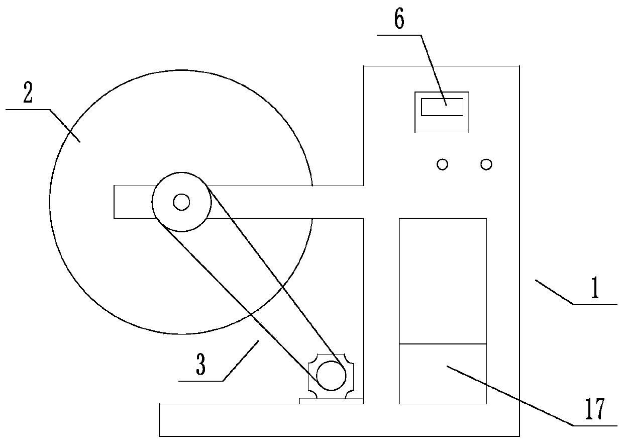 Cable cleaning and winding device