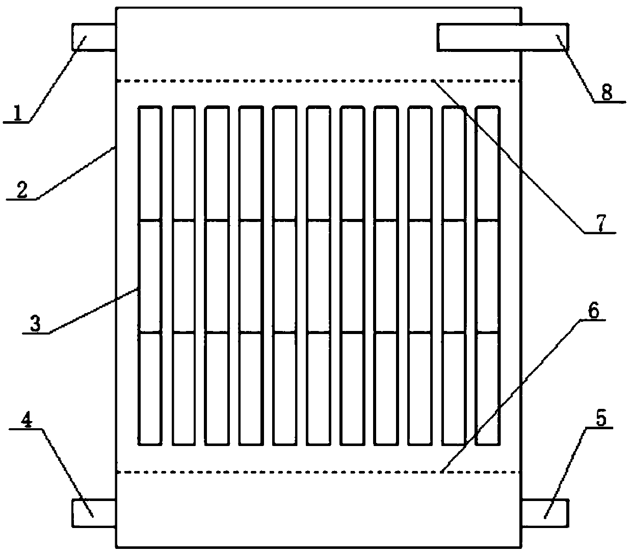 Novel cascade combined type mixed phase change heat storage device, phase change heat storage material and preparation method of phase change heat storage rod