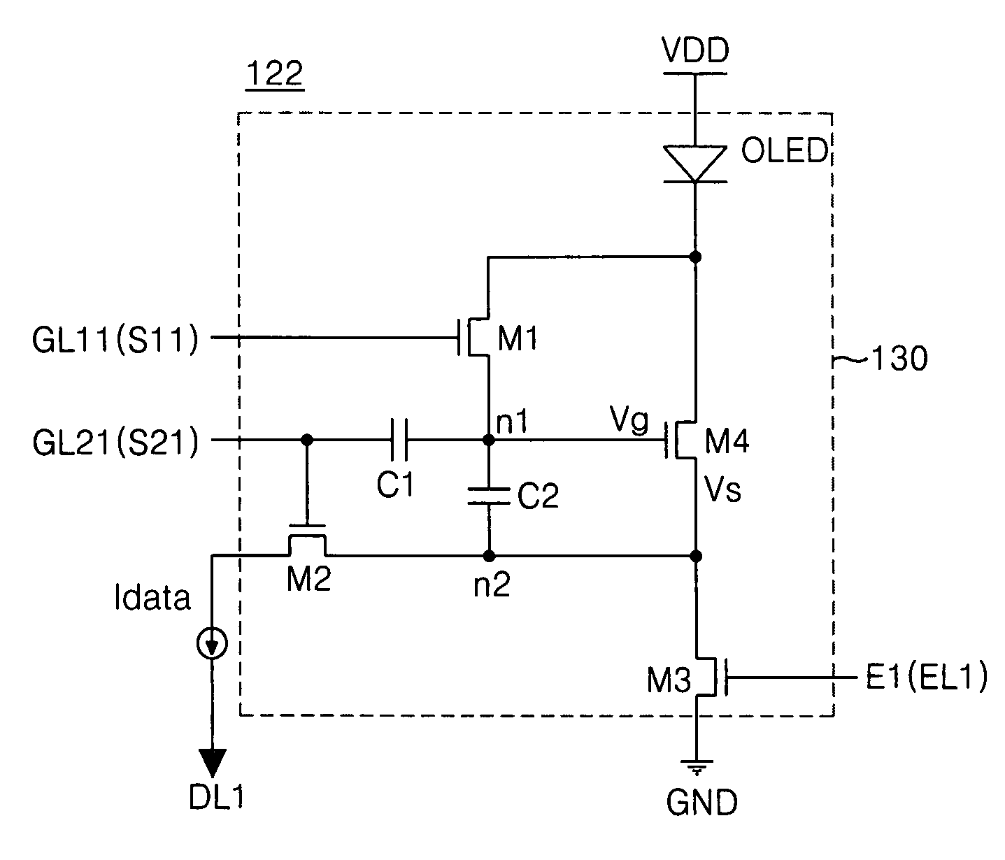 Organic light-emitting diode display device and driving method thereof