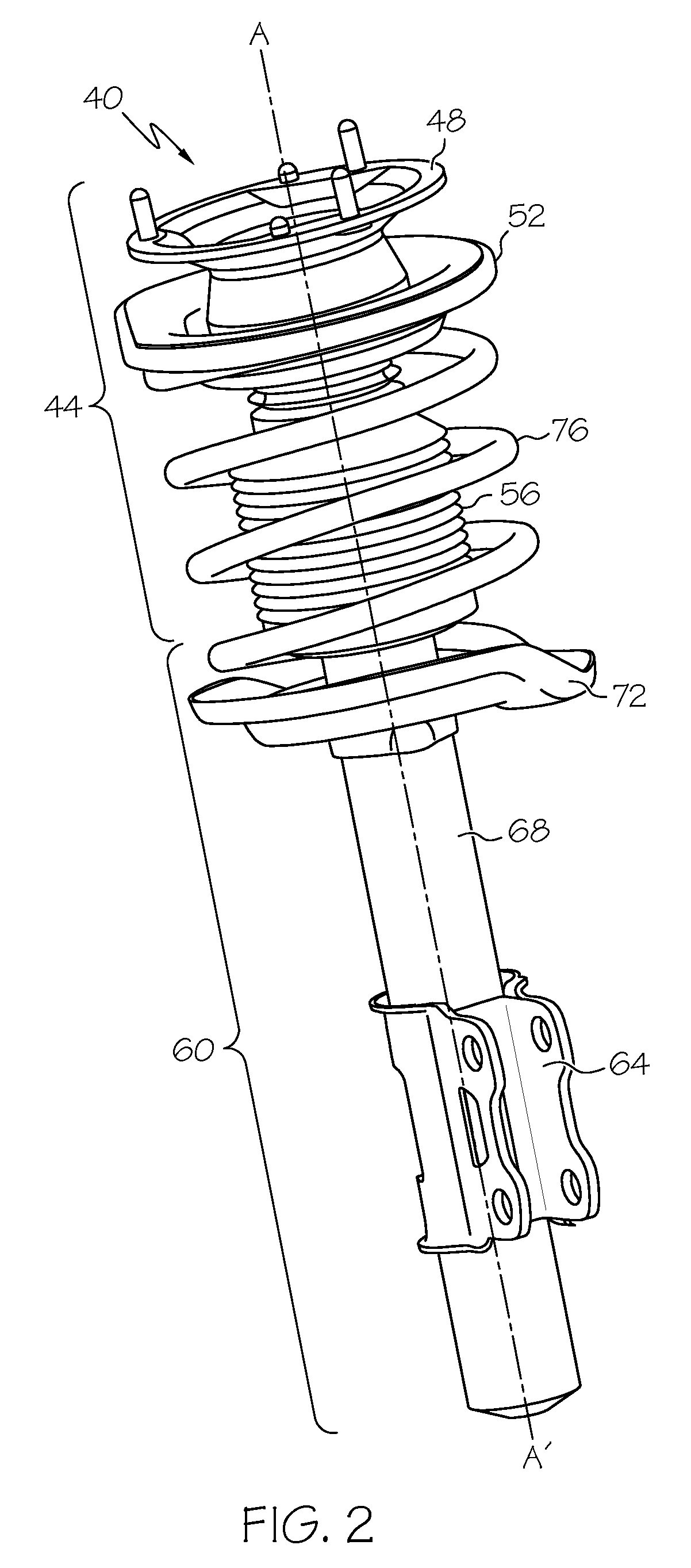 Vehicular jounce bumper assembly