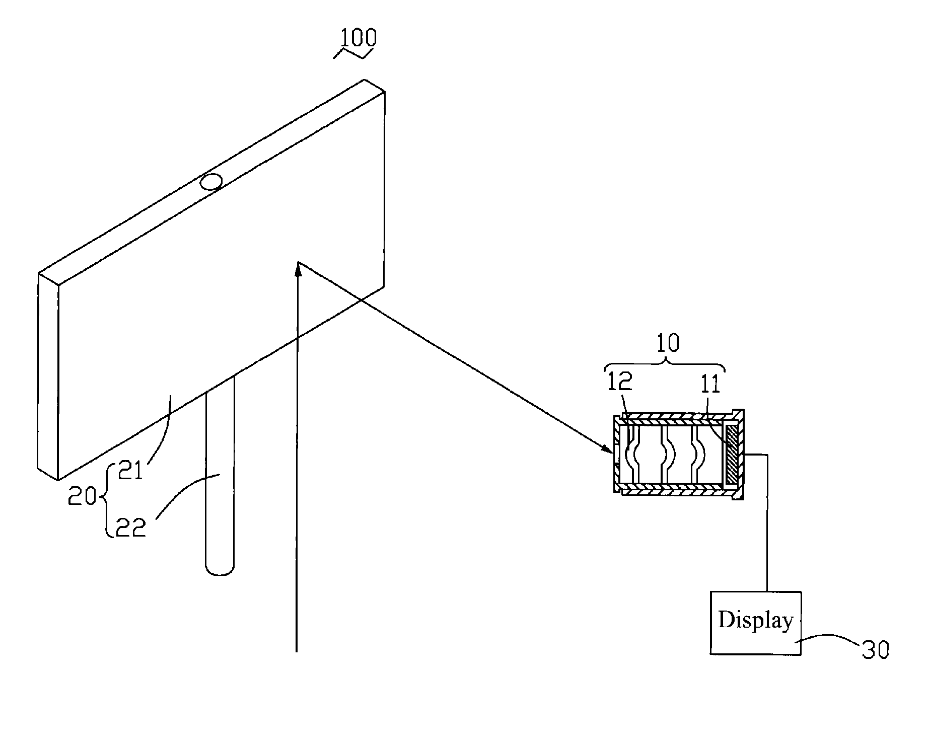 Monitor for automobile