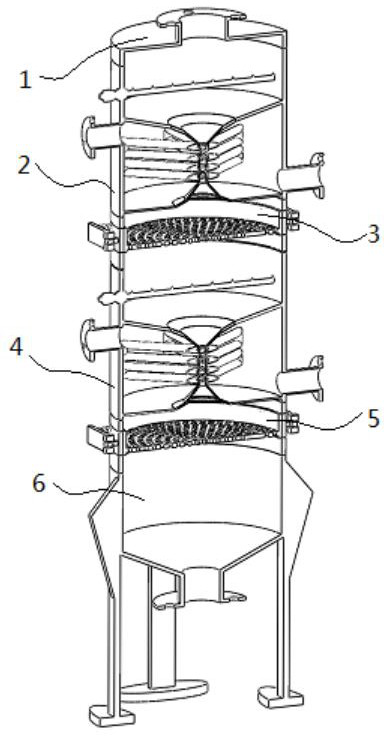 Preparation gas recycling device for preparing formic acid by electrolyzing carbon dioxide