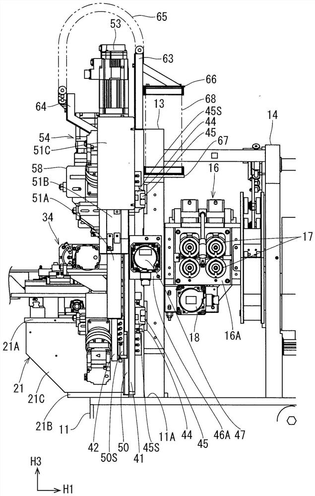 Wire forming machine