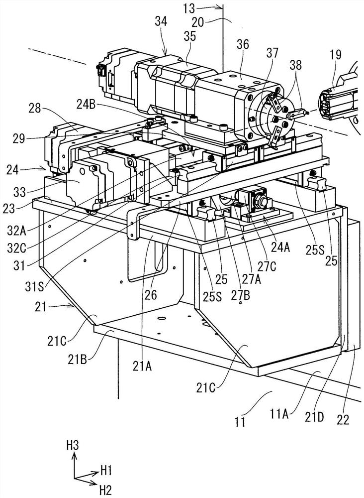 Wire forming machine