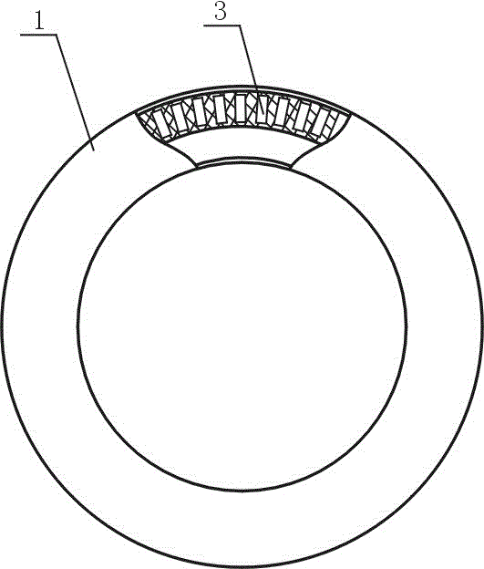 Antiskid inflating-free tire