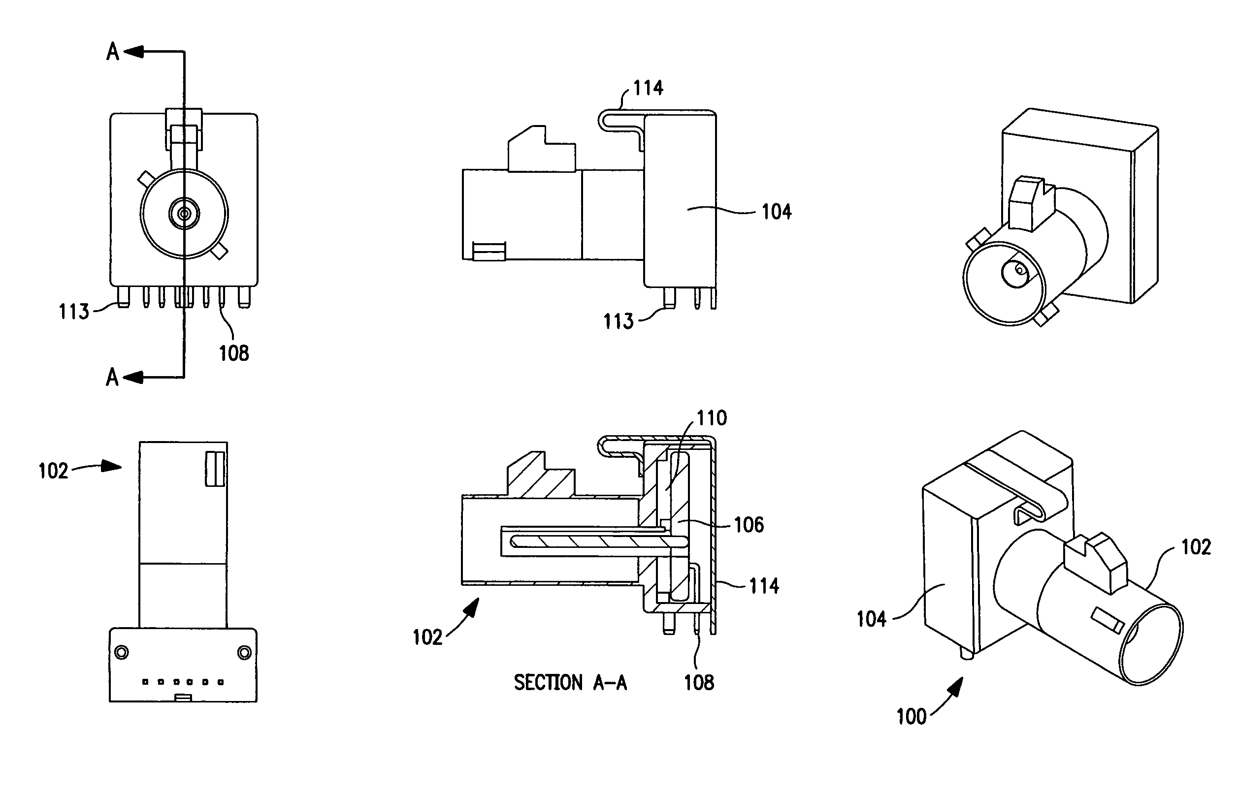 Low-cost connector apparatus and methods for use in high-speed data applications