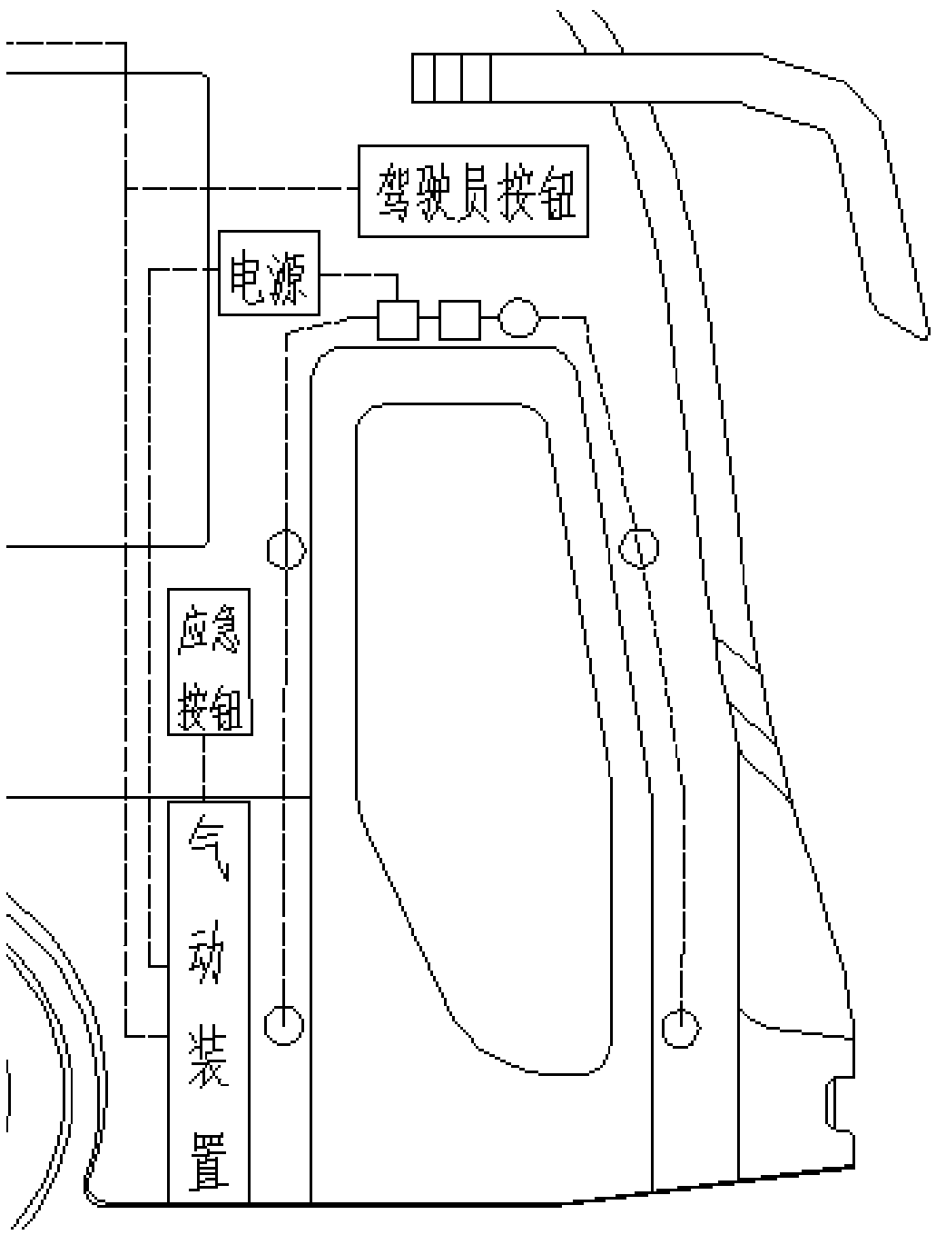 Multifunctional car door micro-explosion system