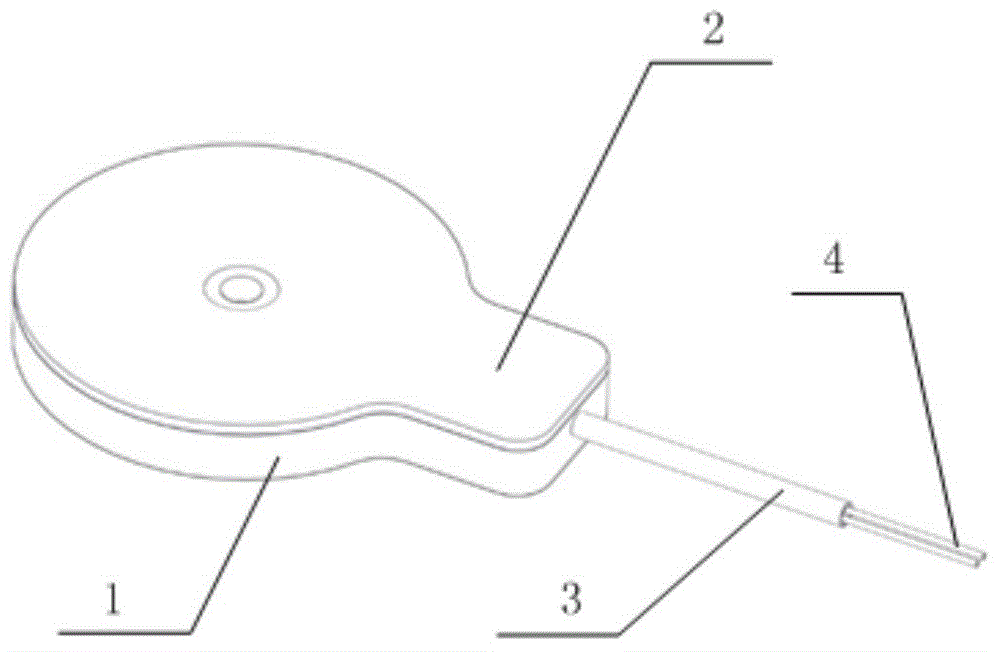 Electromagnetic positioning marking device as well as electromagnetic positioning system and method