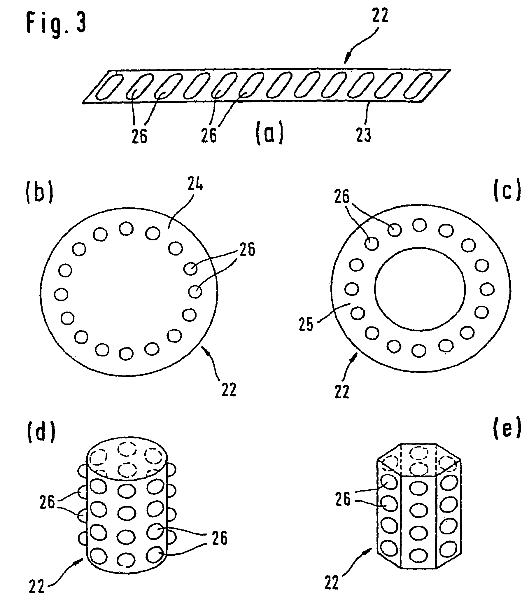 Powder inhaler having a nozzle with a plurality of channels