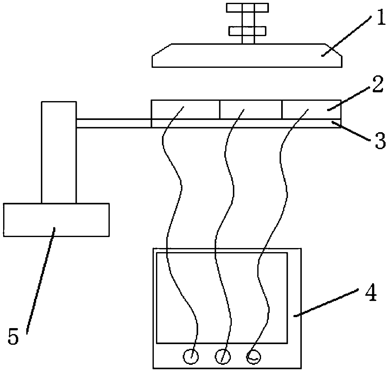 A fan device for removing water vapor from detection equipment