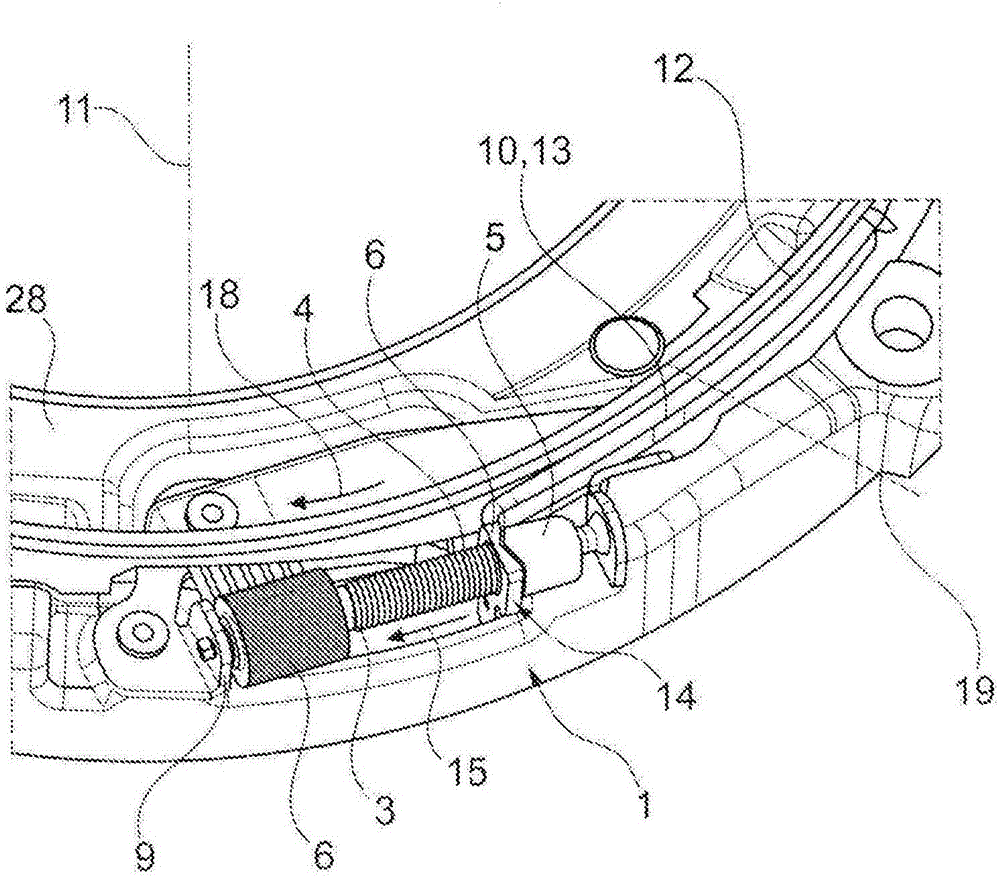 Spindle drive for a path-controlled adjusting device