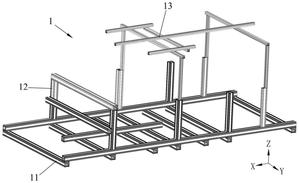 Verification platform of automobile man-machine arrangement scheme and building method of verification platform