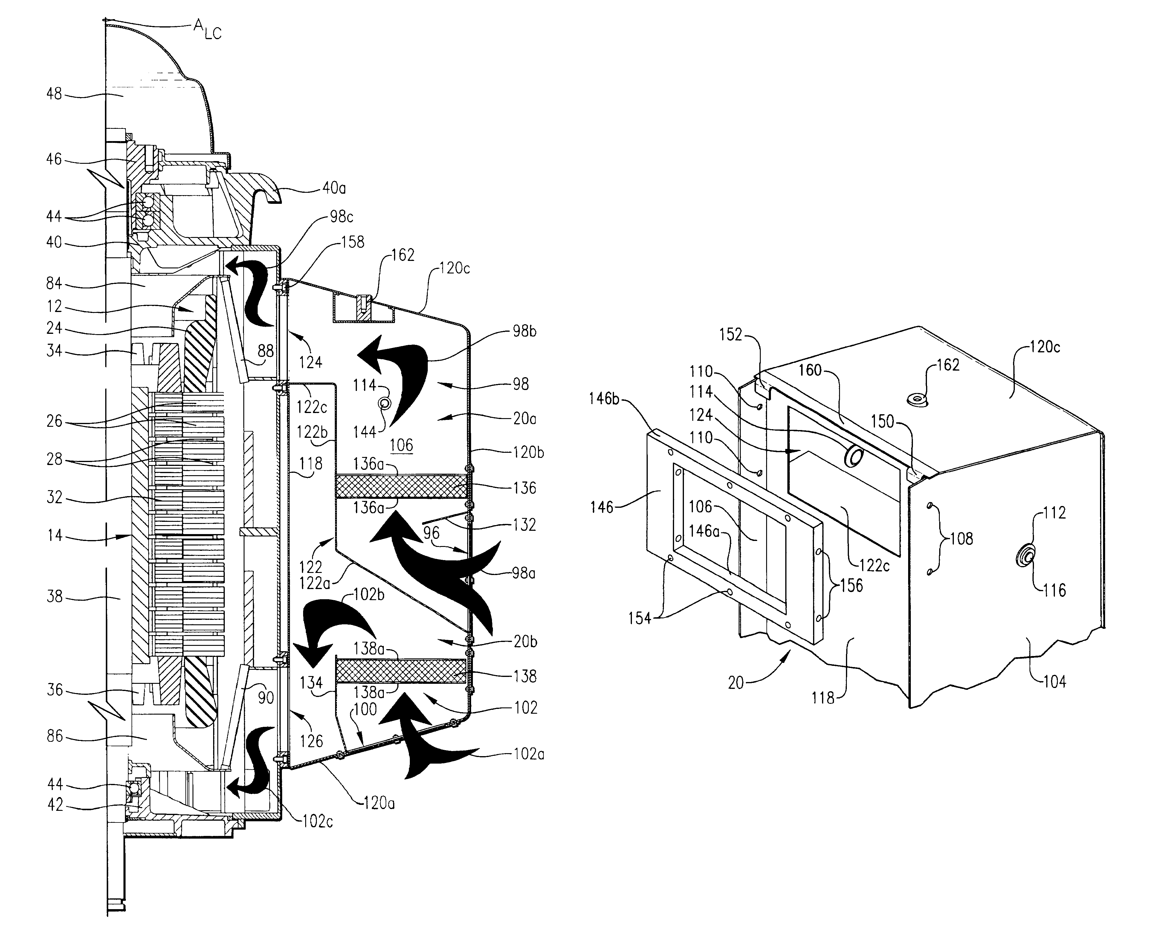 Weather protected modular motor enclosure