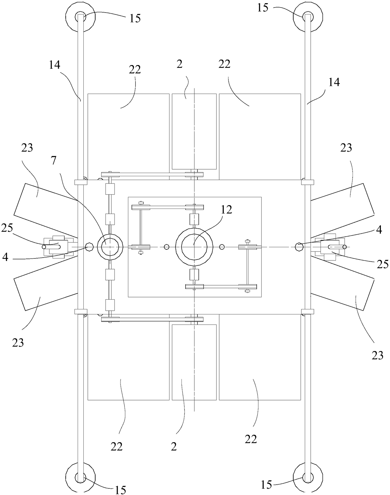 Greenhouse turning-free reciprocating ridger