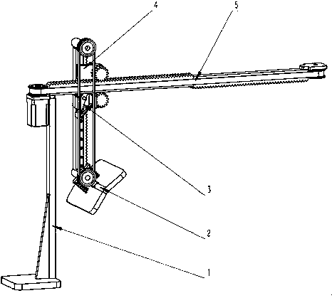 Automatic ultrasonic coupling agent smearing device