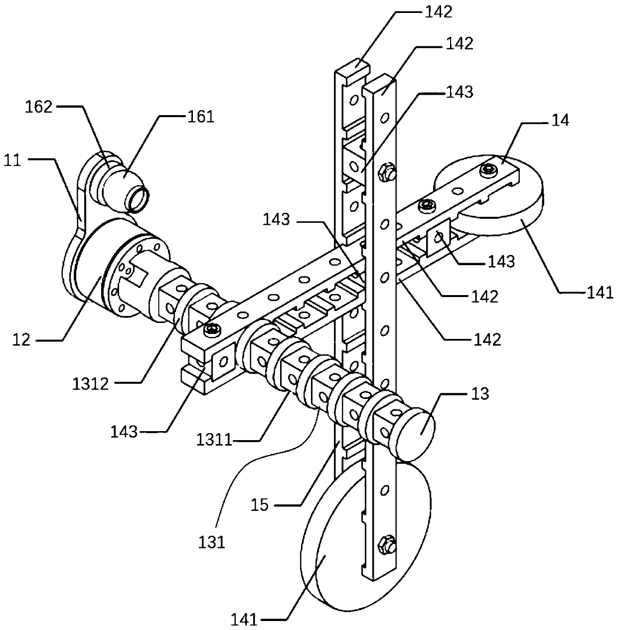 Industrial robot six-dimension rigidity error compensation system and compensation method thereof