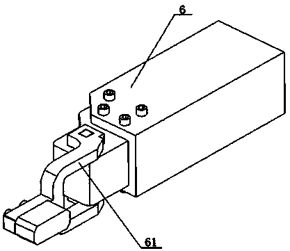 Circuit breaker chassis clamping unit and circuit breaker chassis clamping tool