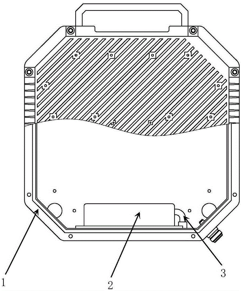 Sealing cabinet capable of balancing pressure in self-manner