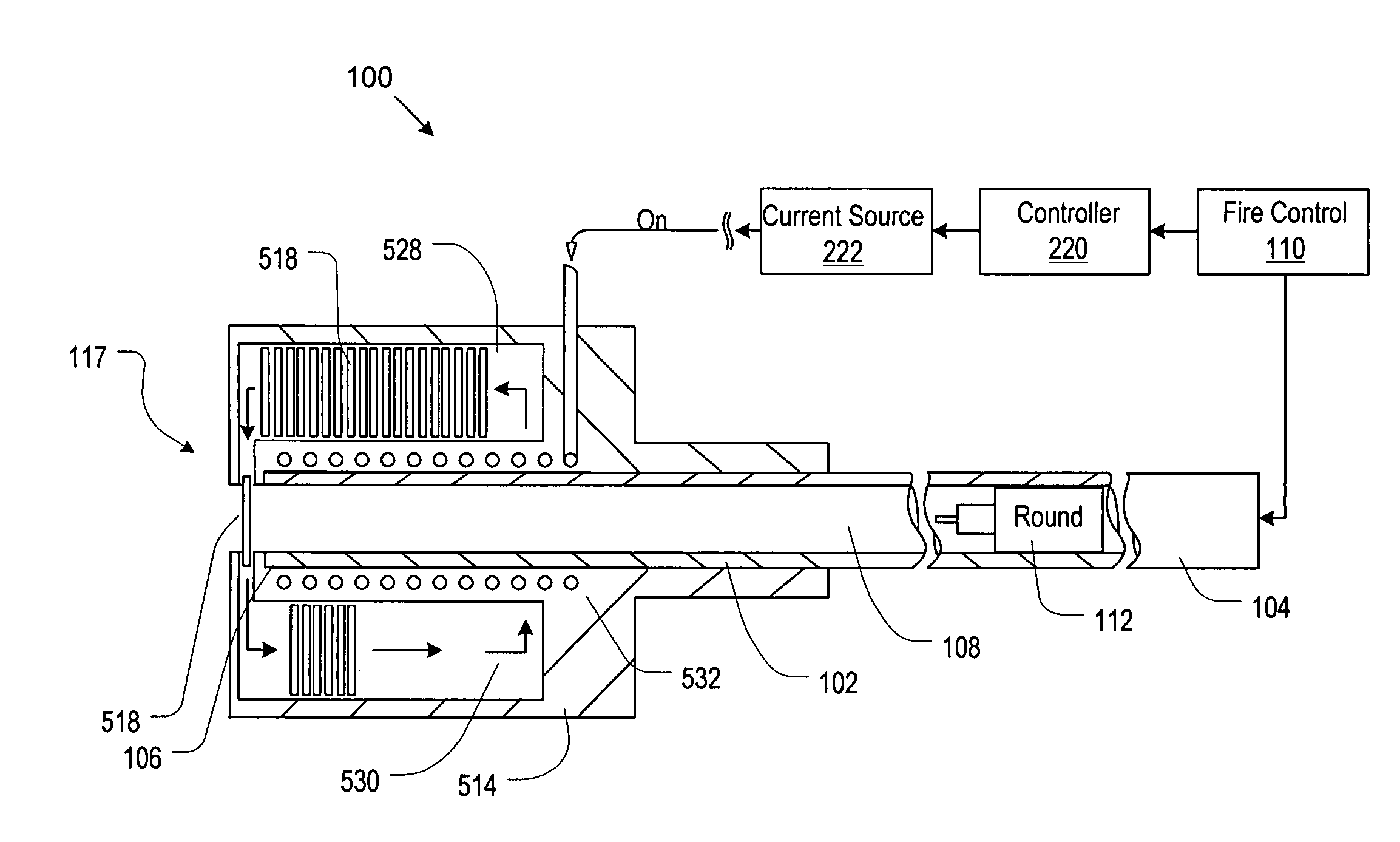 Underwater gun comprising a plate-type barrel seal