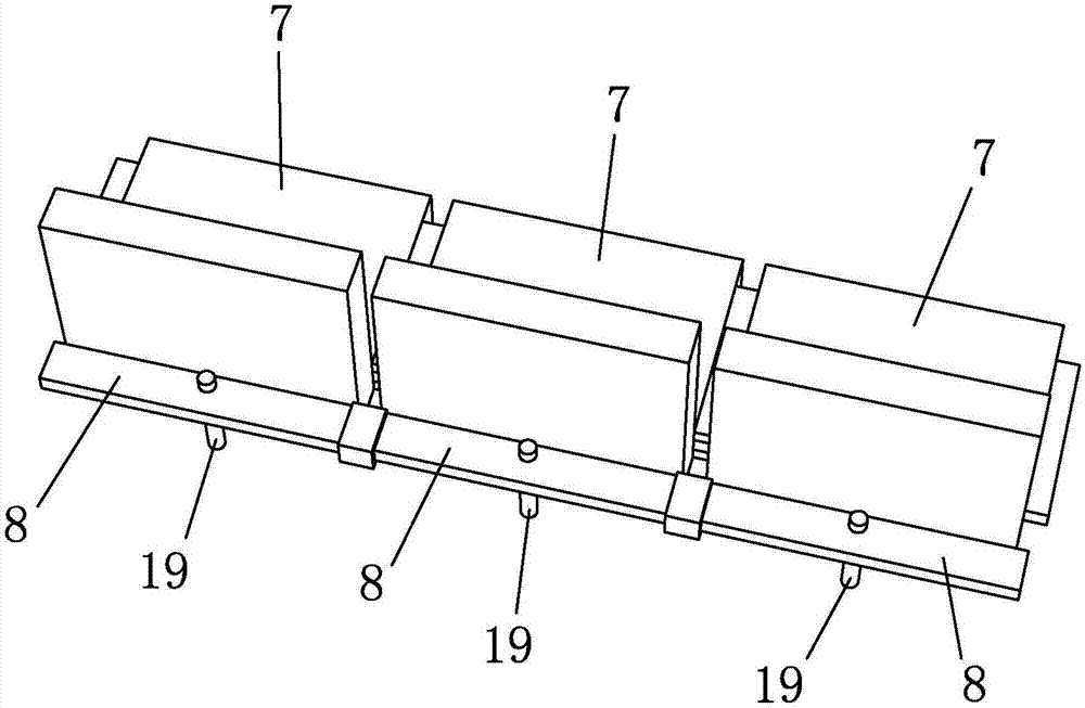 Land-side slope shoulder protection structure and construction method thereof