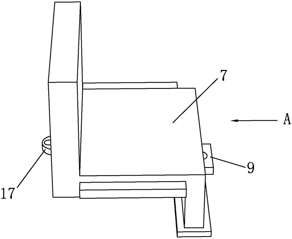 Land-side slope shoulder protection structure and construction method thereof