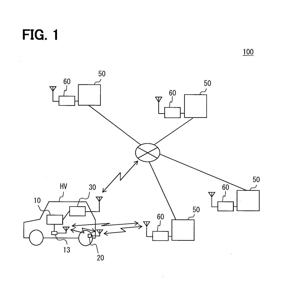 Facility-use management system, in-vehicle control apparatus, and in-facility apparatus