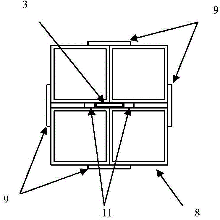 Spring type self-reset anti-buckling supporting device