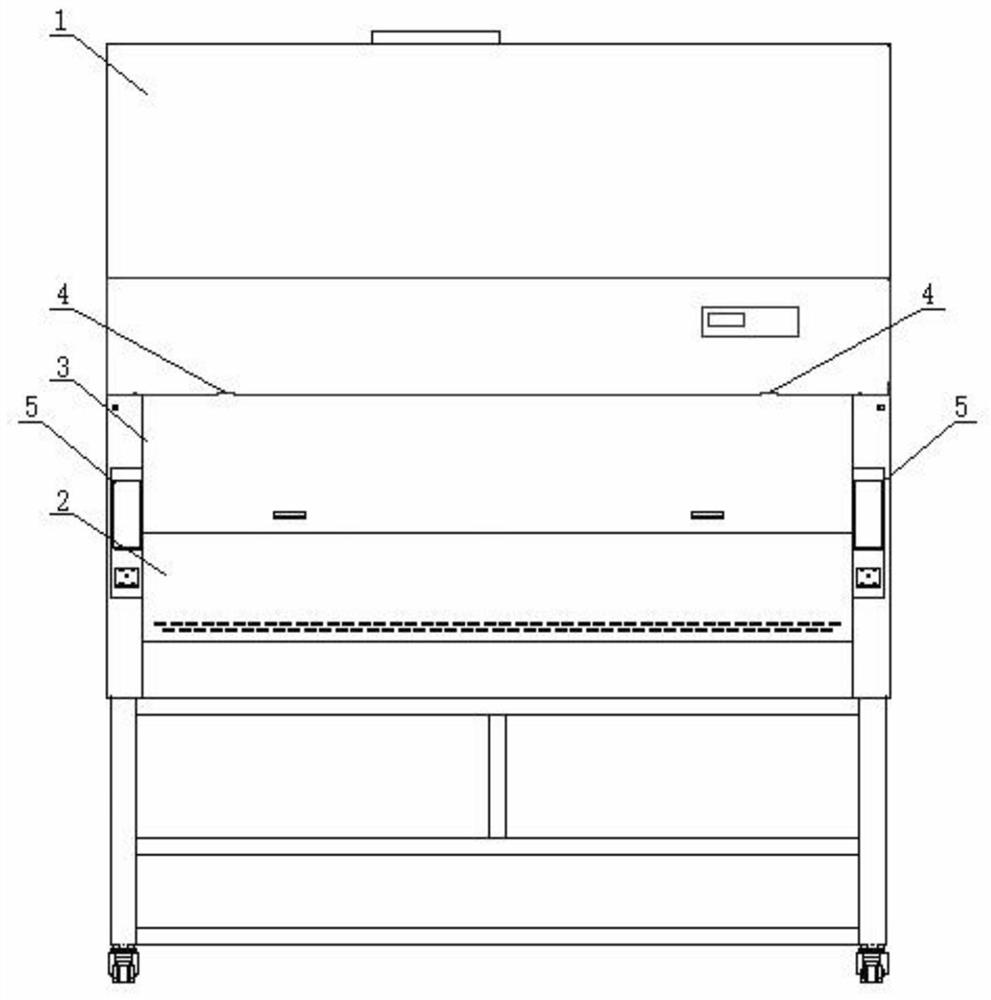 Biosafety cabinet with external scanning equipment