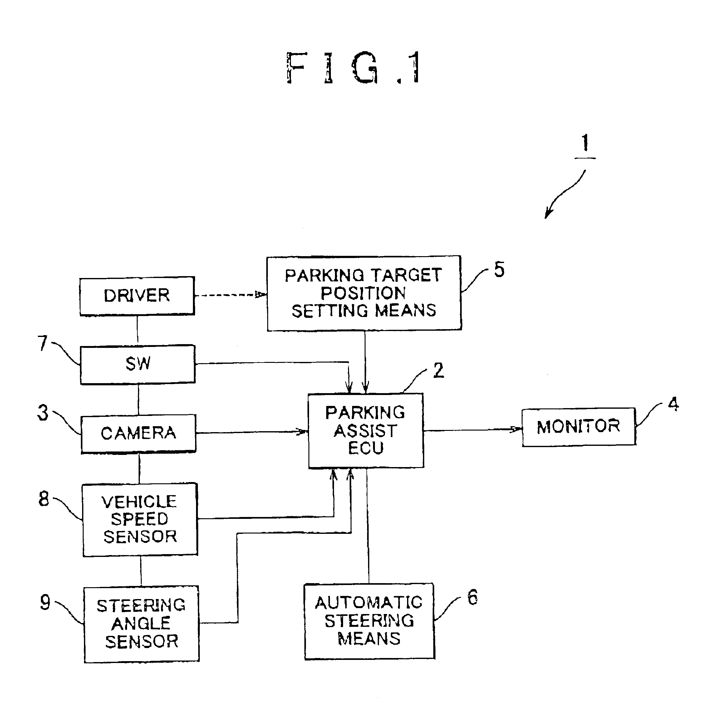 Parking assist device and method for assisting parking