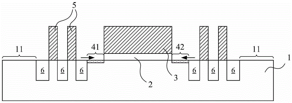 goi_tddb test circuit structure