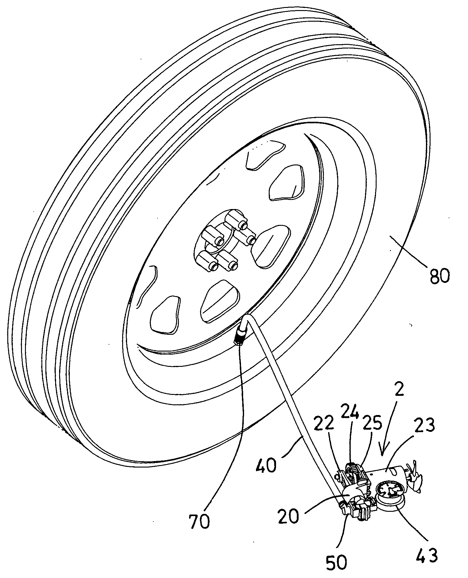 Device for sealing and inflating inflatable object