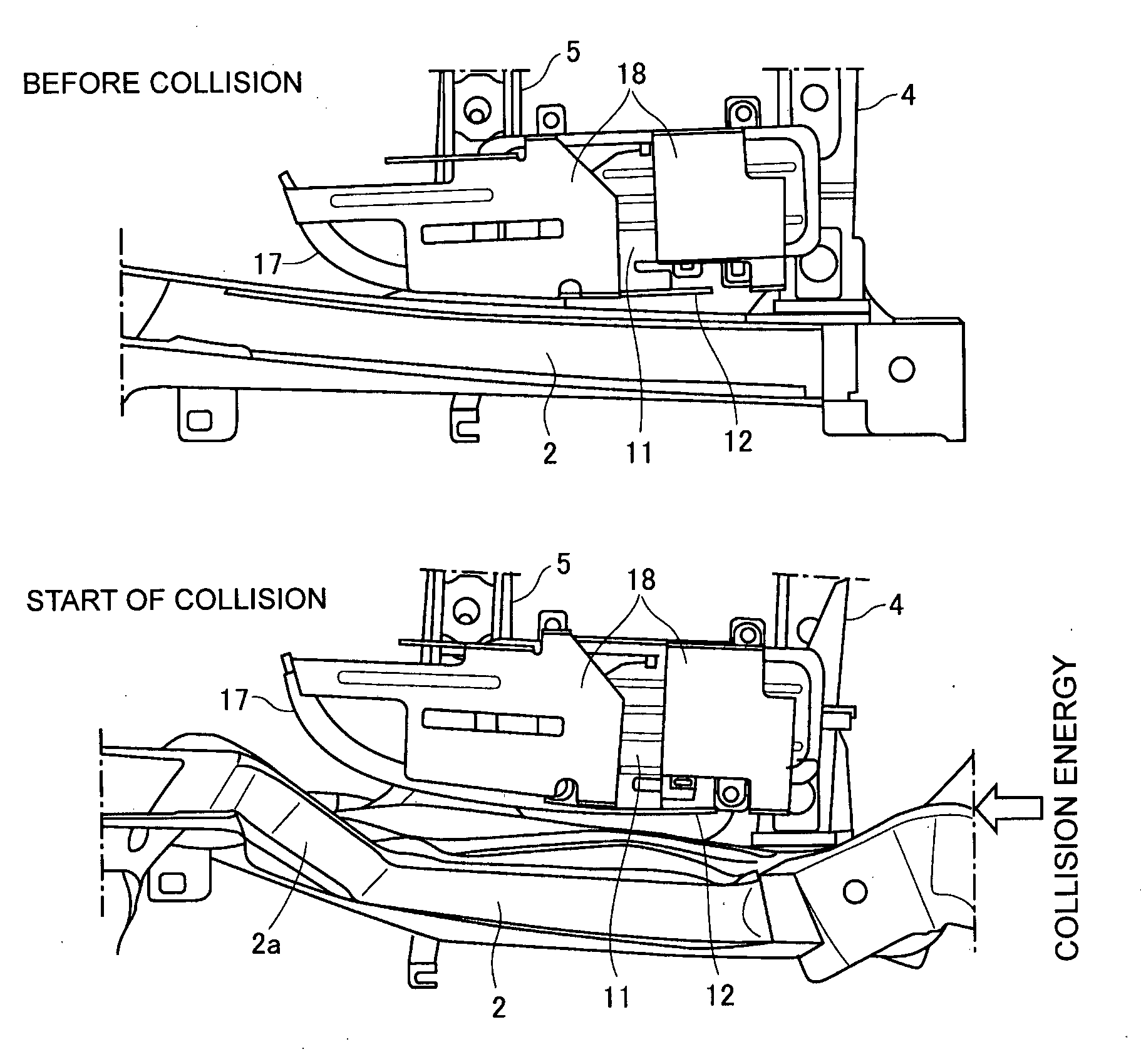 Vehicle collision protection apparatus