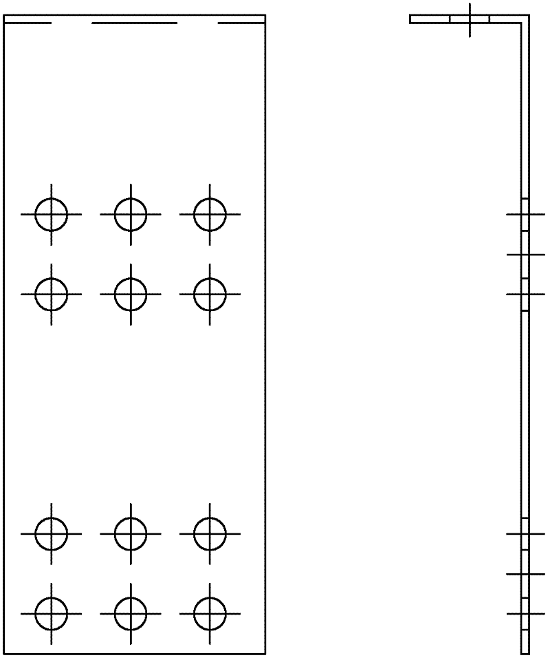 Fixing device and method for refractory material in strip steel heat treatment furnace