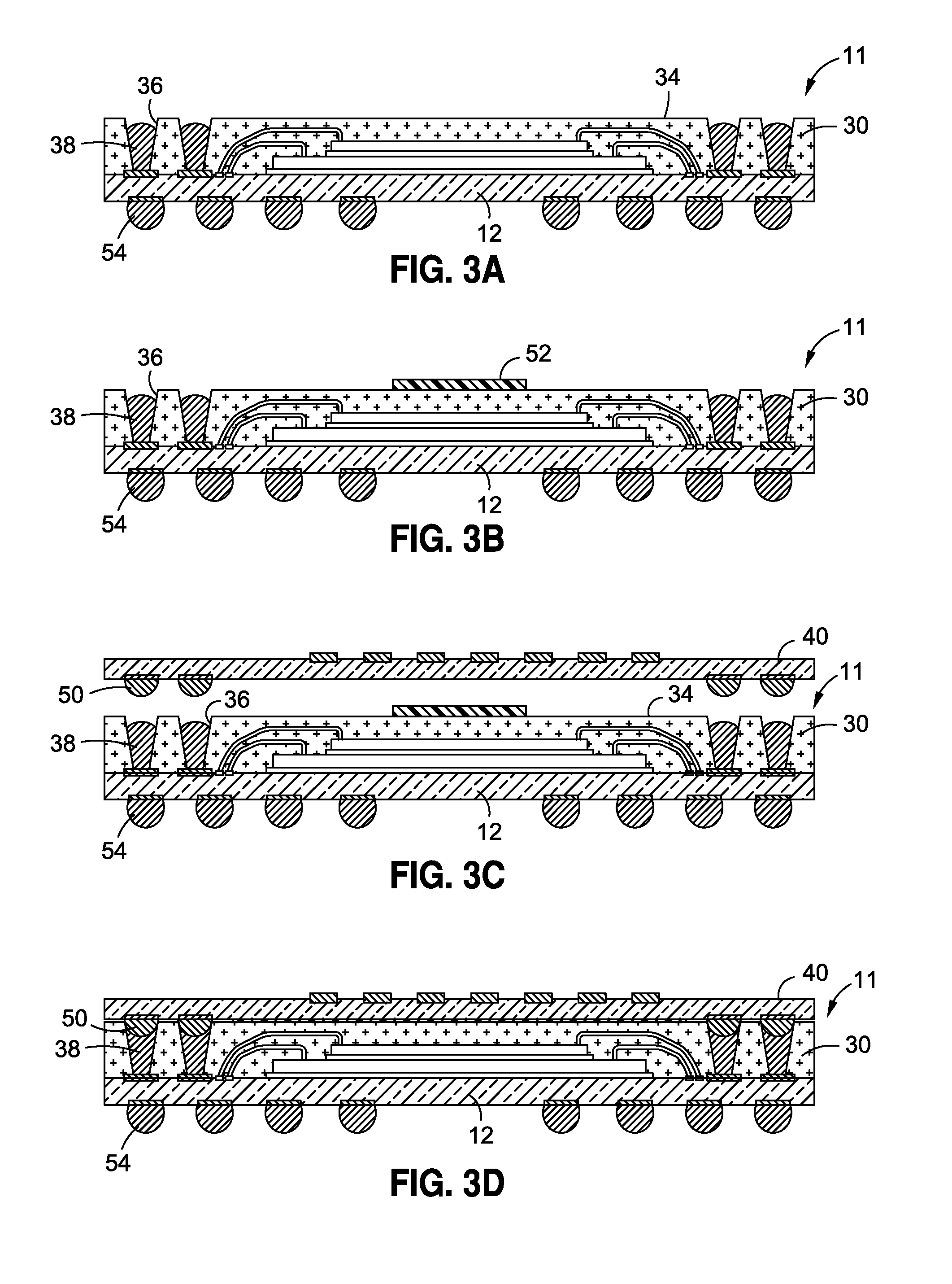 Thin stacked interposer package