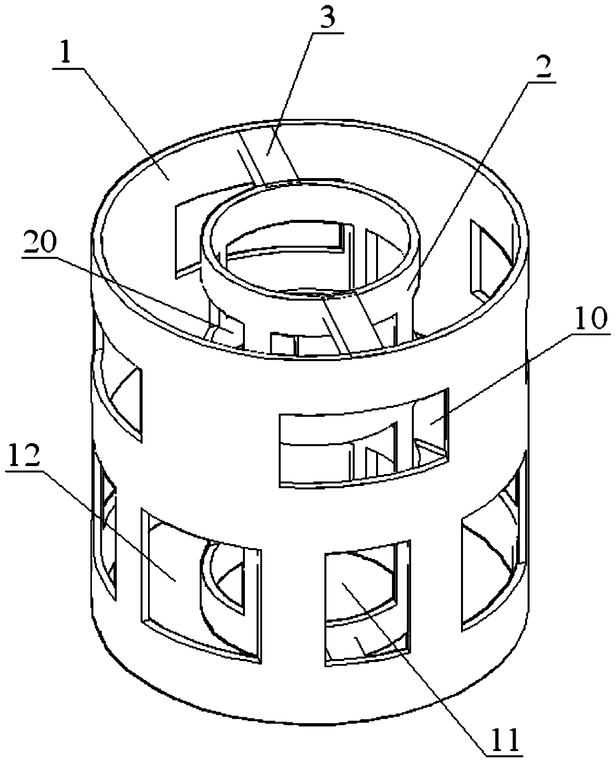 Compound material sleeve-type filler