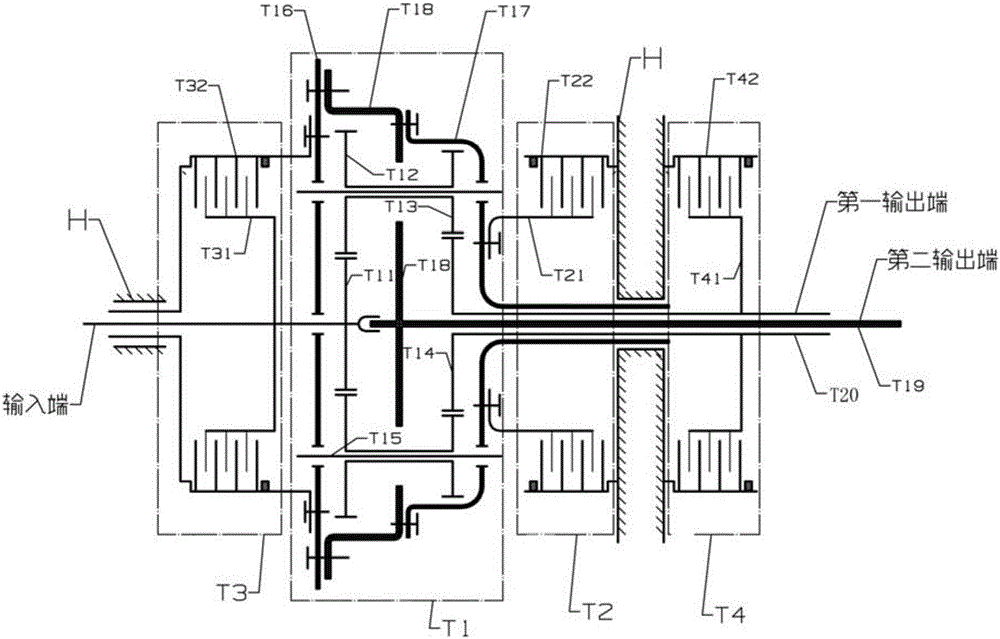 Three-speed transmission