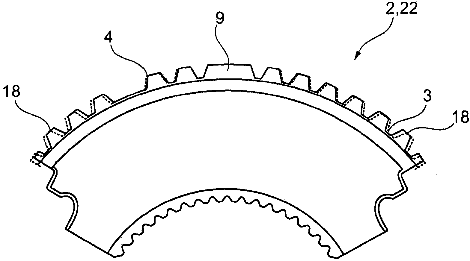 Hub for torque transmission