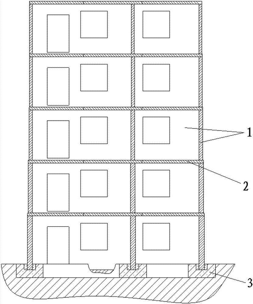 Anti-seismic integrated building